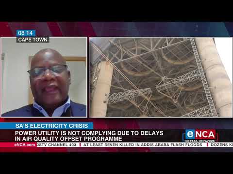 SA's electricity crisis Eskom non compliance of air and quality standards