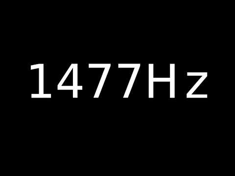 Speaker Sound Test 1477Hz
