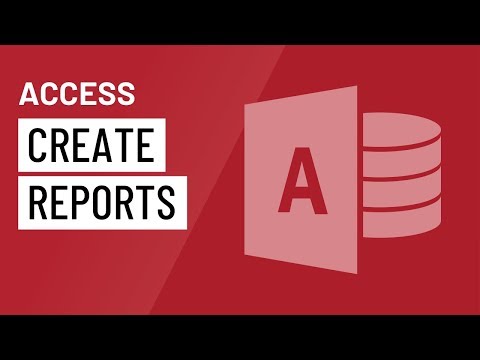 Access: Creating Reports