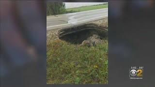 Sinkhole In New Lenox Closes Down City's Busiest Road