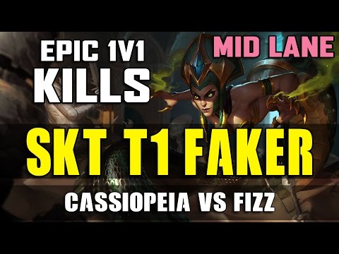 SKT T1 FAKER Cassiopeia vs Fizz Mid Lane KR S7 Ranked VoD #2