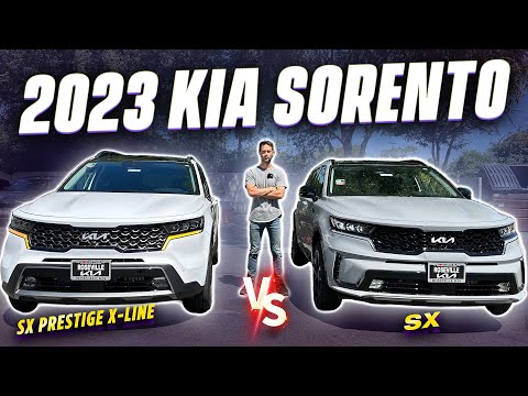 2023 Kia Sorento SX Prestige X-line vs SX - Family Friendly SUV!