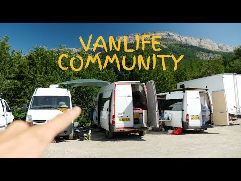 VAN LIFE COMMUNITY and Rock climbing in Ceuse