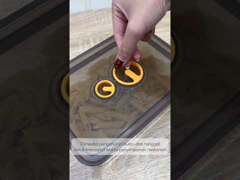 Gambar Culinart Crisper Wadah Makanan Akrilik 1.25 Liter Transparan - Hitam/Transparan