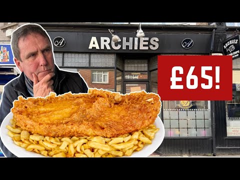 I Review The UK's Biggest & Most Expensive Fish and Chips!! £65!!