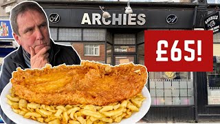 I Review The UK's Biggest & Most Expensive Fish and Chips!! £65!!