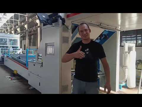 Bochen High speed  flute laminating machine  is  under installation and testing for Serbian customer