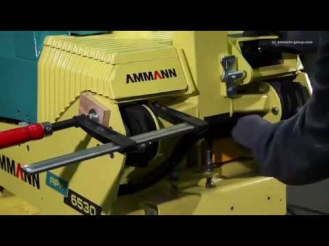 Ammann Vibratory Plate Service Video - APH 6530 Rubber buffer change