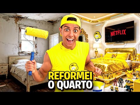 REFORMEI O QUARTO DO MEU ELEMENTO *Gastei $10 mil