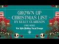 Grown Up Christmas List By Kelly Clarkson Lyric Video