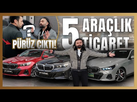 5 ARAÇLIK DEV SATIN ALMA - BMW i5 FİLOSU - BMW 4.20 TİCARETİNDE PÜRÜZ!!