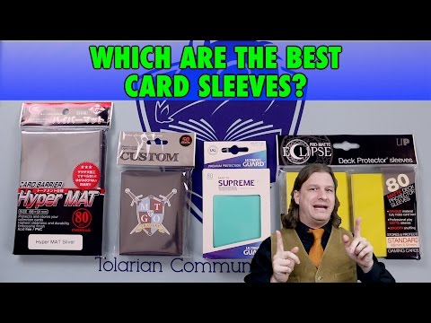 A Guide To The Best Card Sleeves: KMC Hyper Mat, Ultimate Guard, Legion, and Ultra Pro Eclipse Video