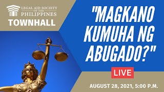 "MAGKANO KUMUHA NG ABUGADO?" (How much does it cost to hire a lawyer?)