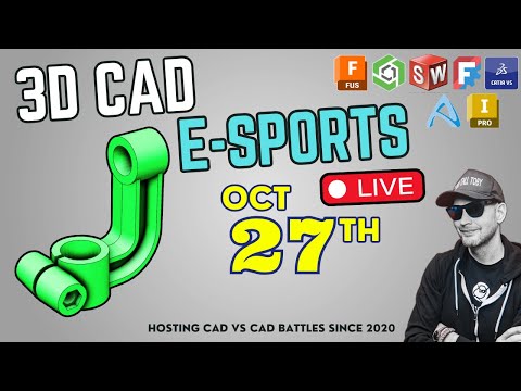 Model Monday Live | CAD Speed Modeling Battles & Tips (October 27th, 2025)