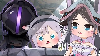 【手描き】花芽ナナチと花芽すミーティ&かわいいですね仮面【ぶいすぽっ!/花芽すみれ/花芽なずな】【マンガ動画/アニメ/VTuber】