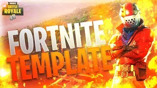 FREE GFX: Fortnite Thumbnail Template download + how to edit!