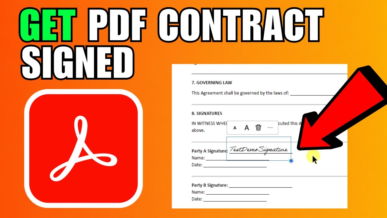 How To Get A PDF Contract Or Agreement Digitally Signed Using Adobe Acrobat (2026) (Complete Guide)