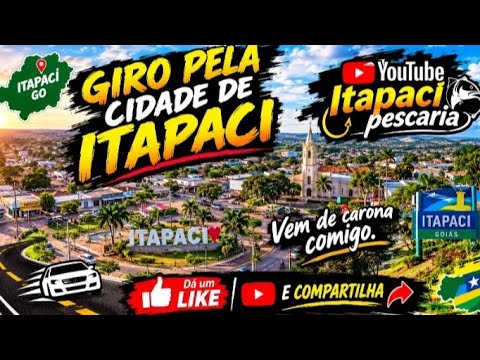 O giro hoje é na cidade de Itapaci, a princesa do vale do São Patrício.