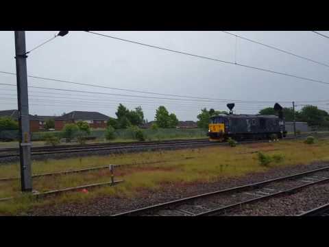 Caledonian sleeper 73970 passing Darlington working the 0Z73 Neville Hill T&R.S.M.D to Craigentinny