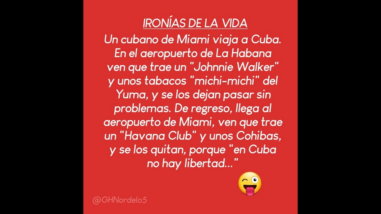 HAVANA CLUB y COHIBAS, confiscados en aeropuerto de Miami: ¡pero en Cuba no hay libertad!