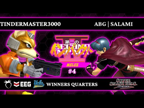 Second Impact 4 - TinderMaster3000 (Fox) VS ABG | salami (Marth) - Winners Quarters
