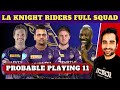 Los Angeles Knight Riders Full Squad And Playing 11 In MLC 2023 Major League Cricket 2023 LAKR