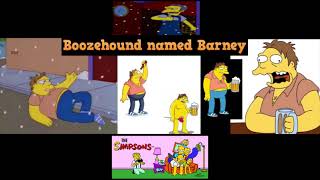 The Simpsons - Can I be a Boozehound? Boozehound named Barney - 80s cartoon - Buy me a beer-Musical