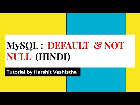 SQL DEFAULT NOT NULL