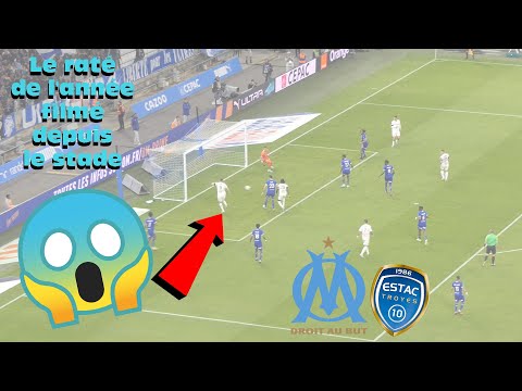 VITINHA - OM (Le Raté de la DECENNIE) face à Troyes filmé depuis les tribunes du Stade Vélodrome