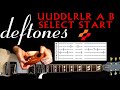 Deftones uuddlrlrab Select Start Guitar Lesson / Guitar Tabs / Tutorial / Guitar Chords / Cover