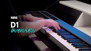 Video thumbnail for Versatile piano performance - Korg D1 overview by Korg UK