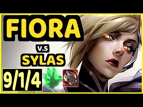 PAPRYZE (FIORA) vs SYLAS - 9/1/4 KDA TOP CHALLENGER GAMEPLAY - OC