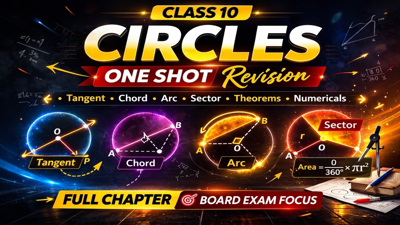 CBSE Class 10 || Maths || Circles || Animation || in English @digitalguruji3147