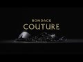 Ns novelties BONDAGE COUTURE riešo rankogaliai MĖLYNAS