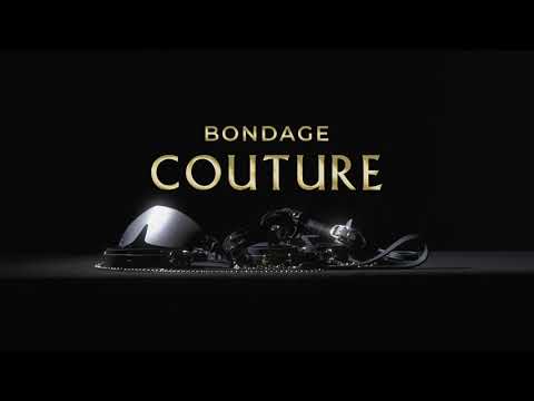 Ns novelties BONDAGE COUTURE riešo rankogaliai MĖLYNAS video