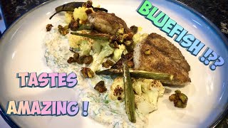 BLUEFISH for Dinner? Yes ! How to Make an Awesome Meal Clean and Cook!