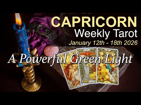 CAPRICORN Weekly Tarot 'A DOOR YOU'VE BEEN KNOCKING ON OPENS UP!" Spiritual Guidance Jan 12 - 18