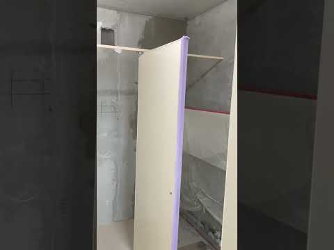 Результат покраски полотен дверей невидимок