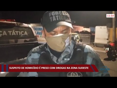 Suspeito de homiciÌdio eÌ preso com drogas na zona sudeste 28 09 2021