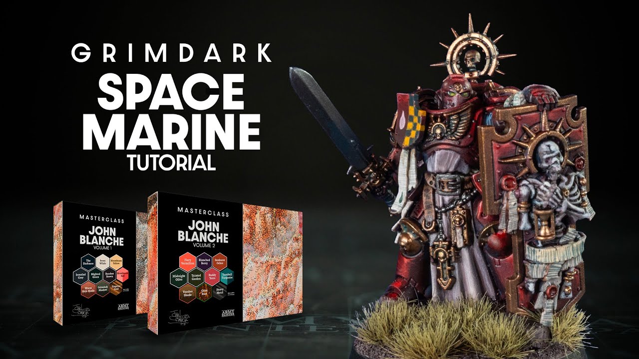 Grimdark Space Marine | John Blanche Masterclass Tutorial