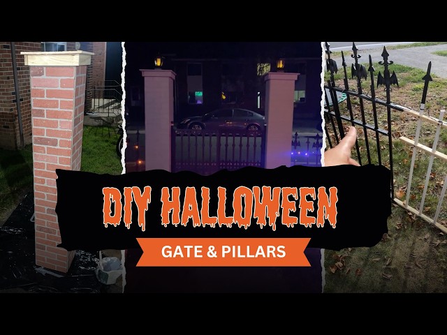 Vídeo relacionado con TaoQ C Señal de patio fantasma de metal con calabaza Señales del jardín de Halloween para jardín al aire libre Patio Pathway Decoraciones de fiesta de terror