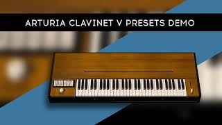 Video thumbnail for arturia clavinet v demo presets complete playthrough by Jochen Reulbach