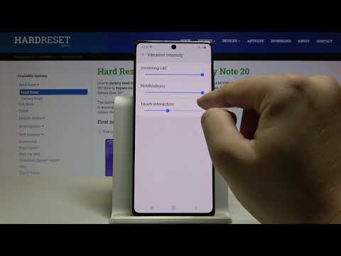 How to Change Vibration Intensity in SAMSUNG Galaxy Note 20 – Adjust Vibration Intensity