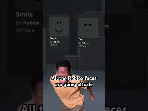 The Roblox faces are goinn offsale #roblox #robloxmemes #robloxshorts #robloxgames #robloxshort