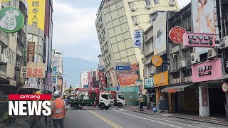 More than 200 earthquake aftershocks jolt Taiwan