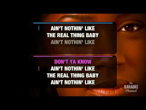 Ain't Nothing Like The Real Thing (Duet) : Marvin Gaye & Tammi Terrell | Karaoke with Lyrics