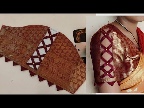 blouse sleeve designs/बर्फी वाला बाजू डिजाइन/बाजू का डिजाइन/baju ka new design| cut aasteen design