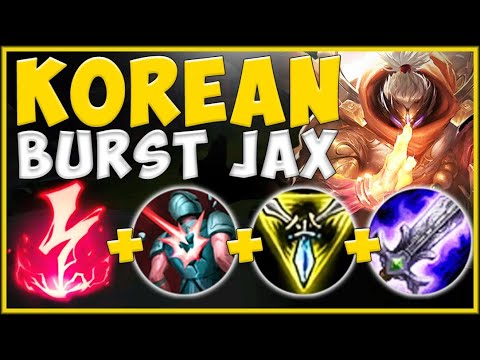 THIS NEW JAX BUILD THAT'S STOMPING KOREA NEEDS TO BE NERFED! JAX TOP GAMEPLAY! - League of Legends