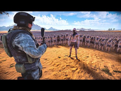13,000 Modern Soldiers vs 1 Million Zombies - UEBS 2