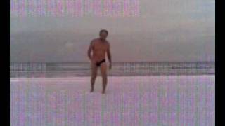 preview picture of video 'Īsa ledus pelde līcī / last chance to swim a bit :) before ice'